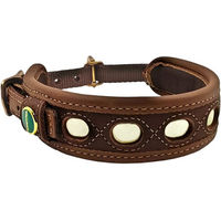 Produktbild von Niggeloh Lichtblick Hunde-Halsband aus Leder in Braun