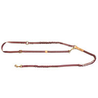 Produktbild von Niggeloh Stretch Leder Umhängeleine für Hunde in Rot
