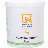 Produktbild von Nikolaus Nature animal CORVITAL Pferd Ergänzungsfutter Pellets zur Herz-Kreislauf-Unterstützung für alle Altersstufen 750 g