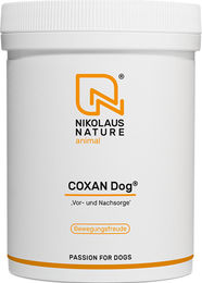 Produktbild von Nikolaus Nature animal COXAN Dog Vor- und Nachsorge Pulver für Senioren zur Unterstützung der Gelenke und Rekonvaleszenz 150 g