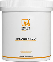 Produktbild von Nikolaus Nature Hepaguard Horse Nahrungsergänzung für Pferde mit Leberunterstützung als Pellets 750g