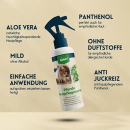 nimo Pferde Hautpflegespray zur Wundpflege und Fellspray mit Aloe Vera und Panthenol 500 ml - 500 ml – Bild 1 von 4