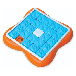 Nina Ottosson Challenge Slider Intelligenzspielzeug für Hunde aus Kunststoff in Orange und Blau – Bild 1 von 13
