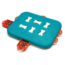 Nina Ottosson Outward Hound Dog Casino Intelligenzspielzeug für Hunde Level 3 Advanced aus Kunststoff in Türkis Blau Orange – Bild 1 von 8