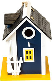 Nisthaus Villa kunterbunt aus Holz in Bunt 18,5x18,5x26 cm – Bild 1 von 6