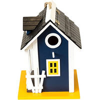 Produktbild von Nisthaus Villa kunterbunt aus Holz in Bunt 18,5x18,5x26 cm