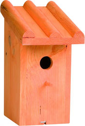 Produktbild von Nistkasten Flamingo Kiev Meisenkasten aus Holz in Braun und Orange