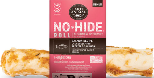 Produktbild von No-Hide Kausnack Wildlachs Monoprotein Kauspielzeug Größe M