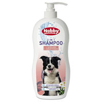 Produktbild von Nobby 2 in 1 Hundeshampoo zur Beruhigung von Haut und Fell 1120 g - 1000 ml