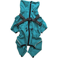 Produktbild von Nobby 2-in-1 Regenoverall für Hunde Tenkos wasserabweisend Petrol 60 cm