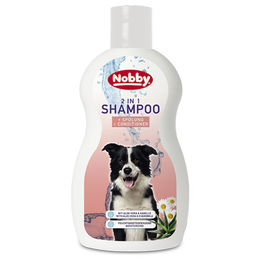 Produktbild von Nobby 2 in 1 Shampoo zur Beruhigung von Haut und Fell 355 g - 300 ml