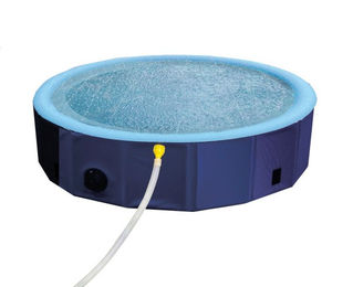 Nobby 2 in 1 Splash-Pool Hundepool mit Sprinkler Blau Größe M – Bild 1 von 5