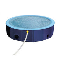 Produktbild von Nobby 2 in 1 Splash-Pool Hundepool mit Sprinkler Blau Größe M