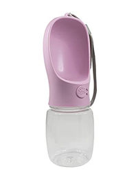 Nobby 2-in-1 Trinkflasche mit Wassernapf für Hunde, Rosa, 350 ml - 350 ml – Bild 1 von 3