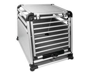 Nobby Aluminium Autotransportbox Round Corner M für kleine Hunde – Bild 1 von 13