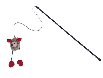 Produktbild von Nobby Angel Spielzeug für Katzen mit Plüsch Maus und Sound in Grau