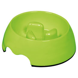 Produktbild von Nobby Anti-Schling Napf Slow Feeder aus Melamin Grün Größe M - 0,4 l