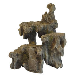 Produktbild von Nobby Aqua Ornaments Felsformation Aquariendeko aus Kunstharz für Süß- und Seewasseraquarien Braun 18,8 x 15,7 x 22,7 cm