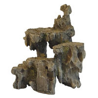 Produktbild von Nobby Aqua Ornaments Felsformation Aquariendeko aus Kunstharz für Süß- und Seewasseraquarien Braun 18,8 x 15,7 x 22,7 cm