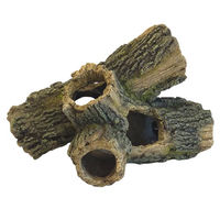 Produktbild von Nobby Aqua Ornaments Holzstamm Aquariendekoration für Fische aus Kunstharz Braun 18 x 17,5 x 16 cm