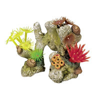 Produktbild von Nobby Aqua Ornaments Koralle mit Pflanzen Figur und Höhle für Aquarien Bunt - 1 Stk.