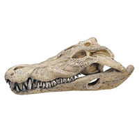 Produktbild von Nobby Aqua Ornaments Krokodil Schädel Aquariendekoration Figur und Höhle für Fische 26 x 14 x 9 cm