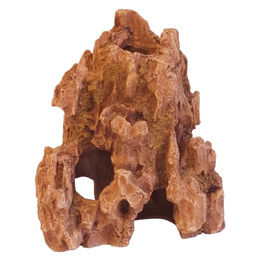 Nobby Aqua Ornaments Rötliche Felsenhöhle aus Kunstharz als Aquarium Deko für Fische und Garnelen – Bild 1 von 2