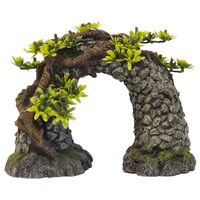 Produktbild von Nobby Aqua Ornaments Steinbogen mit Pflanzen für Fische 17,6 x 8,5 x 13 cm