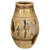 Produktbild von Nobby Aquariendekoration Ägyptischer Krug Figur und Höhle für Süßwasser in Terrakotta und Gold