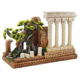 Produktbild von Nobby Aquariendekoration Antike Säulen mit Bonsai Figur und Höhle in Beige für Fische
