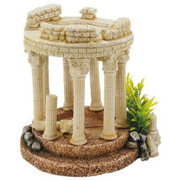 Nobby Aquariendekoration Antike Säulen mit Pflanzen Figur und Höhle Beige - 1 Stk. – Bild 1 von 2