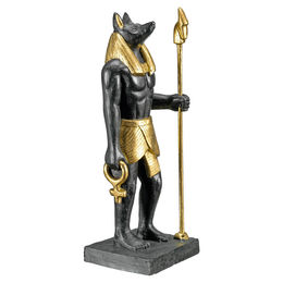 Produktbild von Nobby Aquariendekoration Anubis Figur und Höhle für Süßwasser und Meerwasser 7x6x18 cm