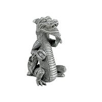 Produktbild von Nobby Aquariendekoration Balinesischer Drache Figur und Höhle für Fische in Silber und Grau - 1 Stk.