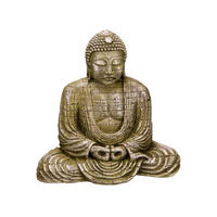 Produktbild von Nobby Aquariendekoration Buddha Figur und Höhle für Fische in Grün und Gold 15,5 x 9,5 x 15,5 cm