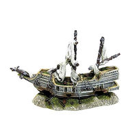 Produktbild von Nobby Aquariendekoration Galeone Figur und Höhle für Fische in Bunt 35,8 x 13,0 x 22,5 cm