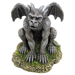 Nobby Aquariendekoration Gargoyle Figur und Höhle für Fische in Grau und Bunt - 1 Stk. – Bild 1 von 2