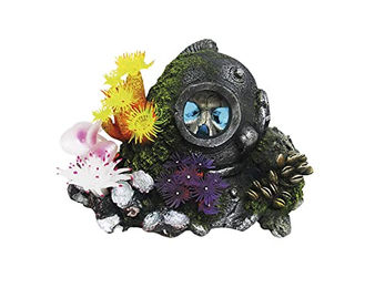 Nobby Aquariendekoration Helm und Schädel mit LED für Fische - 1 Stk. – Bild 1 von 2