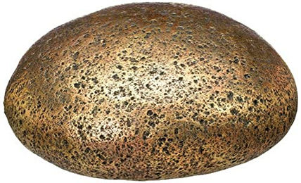 Nobby Aquariendekoration Kiesel aus Kunstharz für Fische in Gold 21 x 19 x 10 cm – Bild 1 von 2
