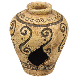 Produktbild von Nobby Aquariendekoration Krug Figur und Höhle beige für Fische