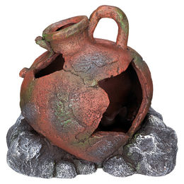 Nobby Aquariendekoration Krug Figur und Höhle für Fische in Braun – Bild 1 von 2