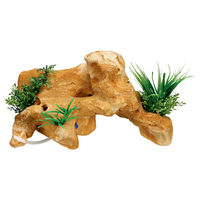 Produktbild von Nobby Aquariendekoration Lava-Fels mit Pflanzen in Braun für Fische