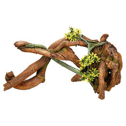 Produktbild von Nobby Aquariendekoration Mangrove Wurzel mit Pflanzen Braun 32,7 x 13 x 16,5 cm für Fische