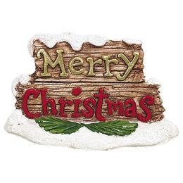 Produktbild von Nobby Aquariendekoration Merry Christmas Schild Figur und Höhle für Fische bunt