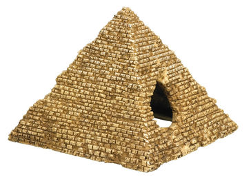 Nobby Aquariendekoration Pyramide Figur und Höhle für Süßwasser in Beige 10,5 x 10,0 x 8,0 cm – Bild 1 von 2