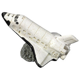 Nobby Aquariendekoration Raumschiff Figur und Höhle für Fische in Bunt und Weiß – Bild 1 von 5