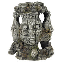Produktbild von Nobby Aquariendekoration Ruine mit Gesichtern Figur und Höhle für Fische 17,5 x 16 x 20,5 cm