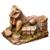 Produktbild von Nobby Aquariendekoration Ruine mit Widder Figur und Höhle für Fische in Beige - 1 Stk.