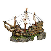 Produktbild von Nobby Aquariendekoration Schiff Figur und Höhle für Fische 33 x 13 x 23 cm