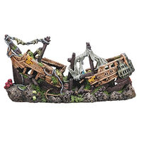 Produktbild von Nobby Aquariendekoration Schlachtschiff XXL Figur und Höhle für Süßwasser - 550 g