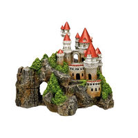 Produktbild von Nobby Aquariendekoration Schloss auf Felsen als Figur und Höhle für Süßwasserfische 29 x 16 x 25 cm